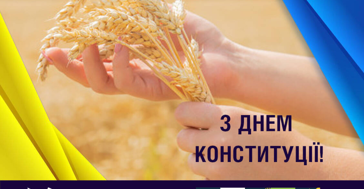 Поздравляем с Днем Конституции Украины